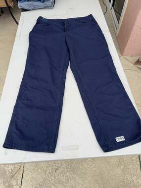 Carhartt Flame-Resistant Loose Fit Work Pants Navy Blue 16 x 32